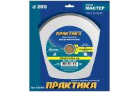 Диск алмазный несегментный ПРАКТИКА "Мастер" 200 х 25,4/22 мм 