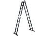 Лестница алюм. 4х5  STARTUL BLACK LINE (стрем.-283см, лестн.-580см) 15,5 кг