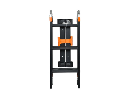 Лестница алюм. 4х3  STARTUL BLACK LINE (стрем.-175см, лестн.-355см) 12,3 кг