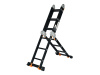 Лестница алюм. 4х3  STARTUL BLACK LINE (стрем.-175см, лестн.-355см) 12,3 кг