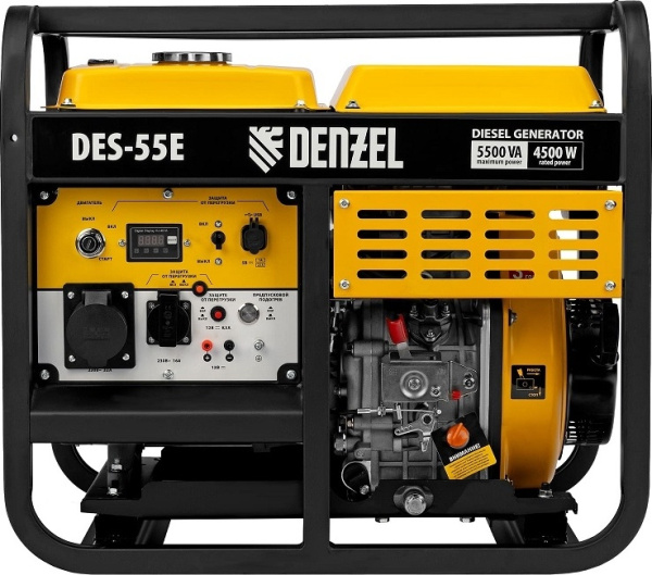 Генератор дизельный Denzel DES-55E Denzel 94414