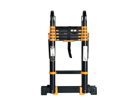 Лестница телескоп.2-х секц. алюм. 410/820см, 2х10ступ. 28,8кг BLACK LINE STARTUL 