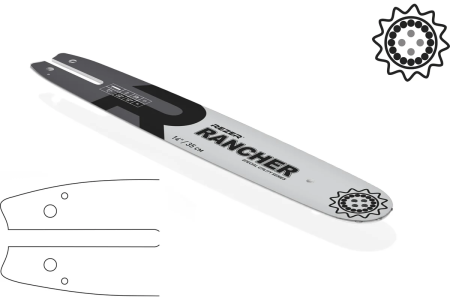Шина Rancher 353 L 9 K сварная (Stihl MS180; 14"-50зв.) Rezer