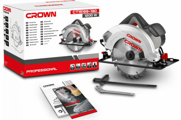 Дисковая пила Crown CT15199-190