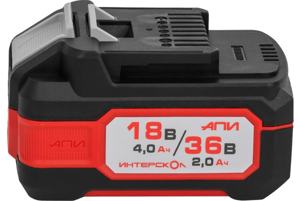 Батарея аккумуляторная Интерскол АПИ-4(2)/18(36)И (Li-Ion, 4Ач 18В/2Ач 36В, индикация)